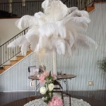 feather centerpiece